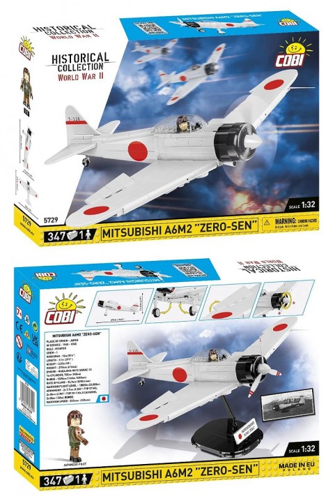 Κατασκευαστής Cobi Mitsubishi A6M2 «Zero» - μέρη 347IVET.EU - Εκπτώσεις έως -80%