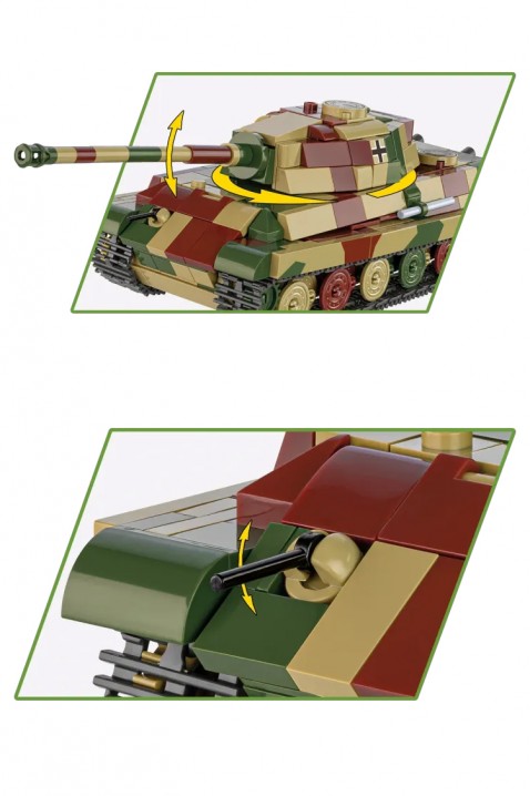 Τουβλάκια Cobi Tank Tiger II «Königstiger» - =μέρη 500IVET.EU - Εκπτώσεις έως -80%