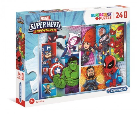 Dětské puzzle Clementoni z 24 maxi dílků - Marvel SuperhrdinovéIVET.EU - Stylové oblečení