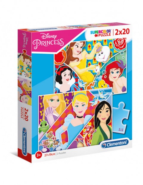 Dětské puzzle Clementoni z 2 x 20 dílků - PrinceznyIVET.EU - Stylové oblečení