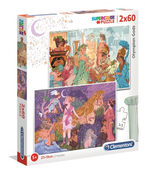 Dětské puzzle Clementoni z 2 x 60 dílků - Bohové OlympuIVET.EU - Stylové oblečení