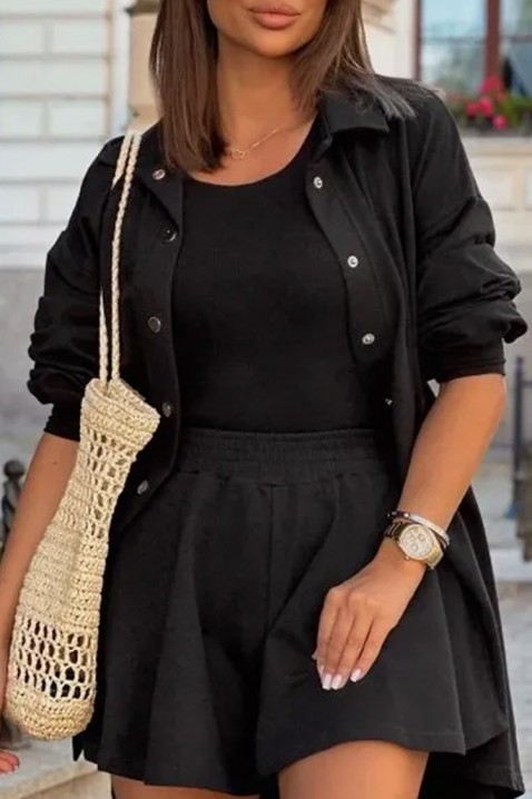 Komplet TROIMEKA BLACK, Barva: černá, IVET.EU - Stylové oblečení
