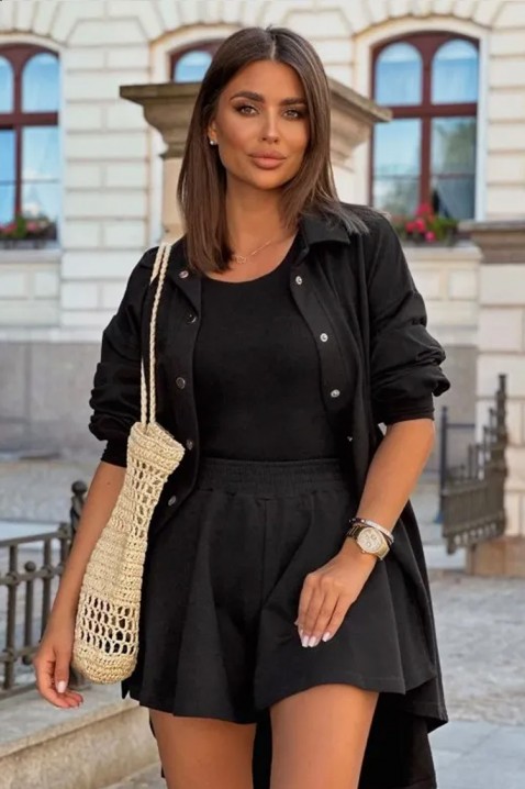 Komplet TROIMEKA BLACK, Barva: černá, IVET.EU - Stylové oblečení