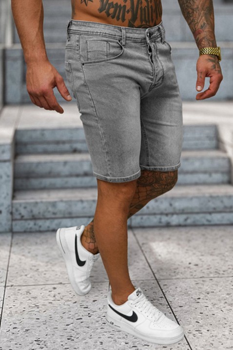 Pánské šortky MERLINZO GREY, Barva: šedá, IVET.EU - Stylové oblečení