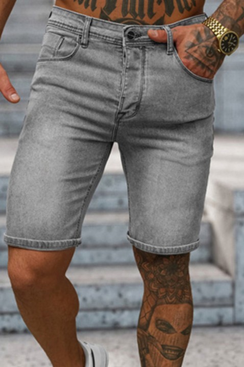 Pánské šortky MERLINZO GREY, Barva: šedá, IVET.EU - Stylové oblečení