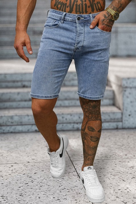Pánské šortky MERLINZO BLUE, Barva: světlemodrá, IVET.EU - Stylové oblečení