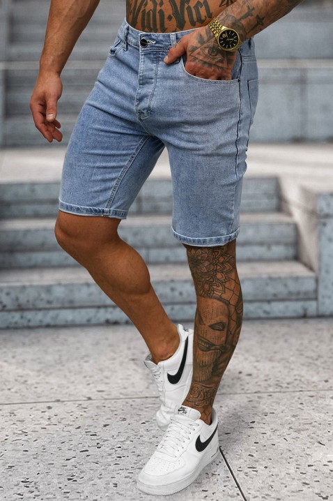 Pánské šortky MERLINZO BLUE, Barva: světlemodrá, IVET.EU - Stylové oblečení