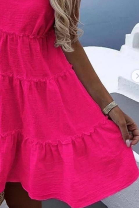 Šaty LERMIOFA FUCHSIA, Barva: fuchsiová, IVET.EU - Stylové oblečení