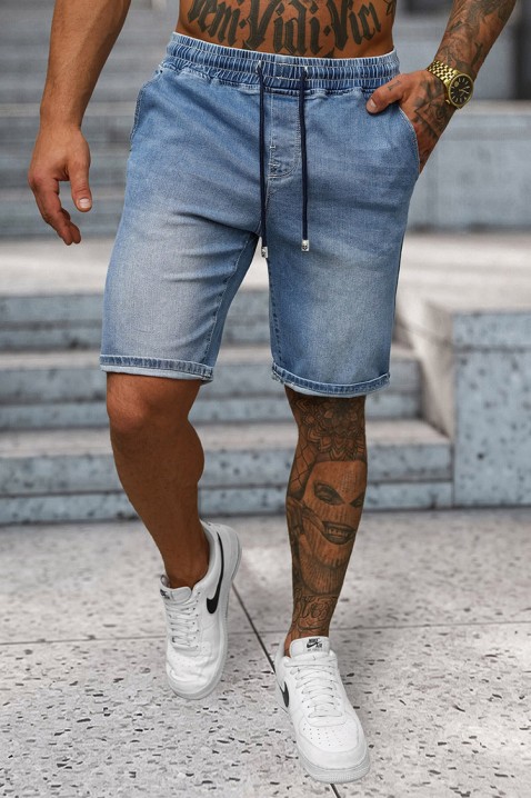 Pánské šortky ZIRVENZO BLUE, Barva: světlemodrá, IVET.EU - Stylové oblečení