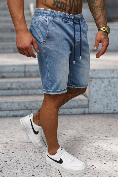 Pánské šortky ZIRVENZO BLUE, Barva: světlemodrá, IVET.EU - Stylové oblečení