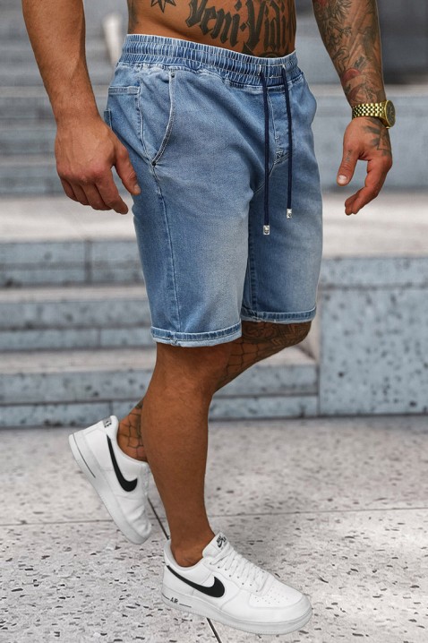 Pánské šortky ZIRVENZO BLUE, Barva: světlemodrá, IVET.EU - Stylové oblečení