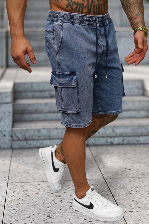 Pánské šortky OZENRO, Barva: světlemodrá, IVET.EU - Stylové oblečení