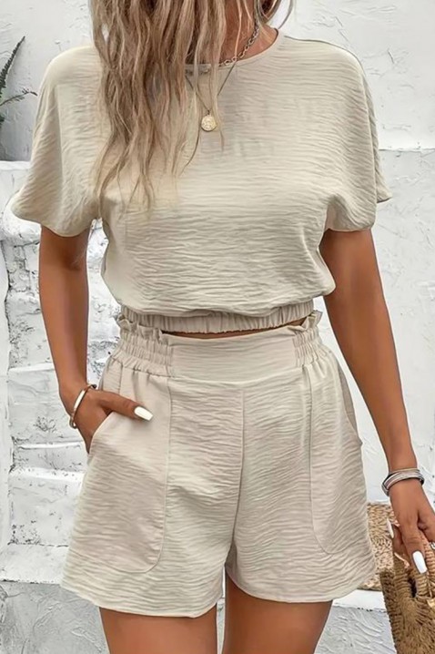 Komplet ZMIRINZA BEIGE, Barva: béžová, IVET.EU - Stylové oblečení
