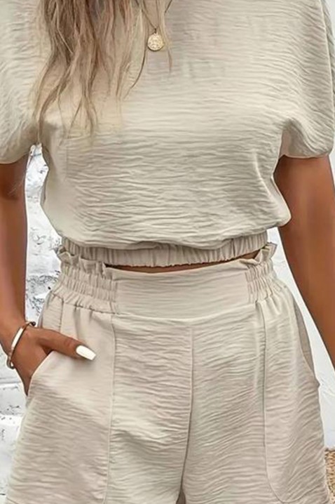 Komplet ZMIRINZA BEIGE, Barva: béžová, IVET.EU - Stylové oblečení