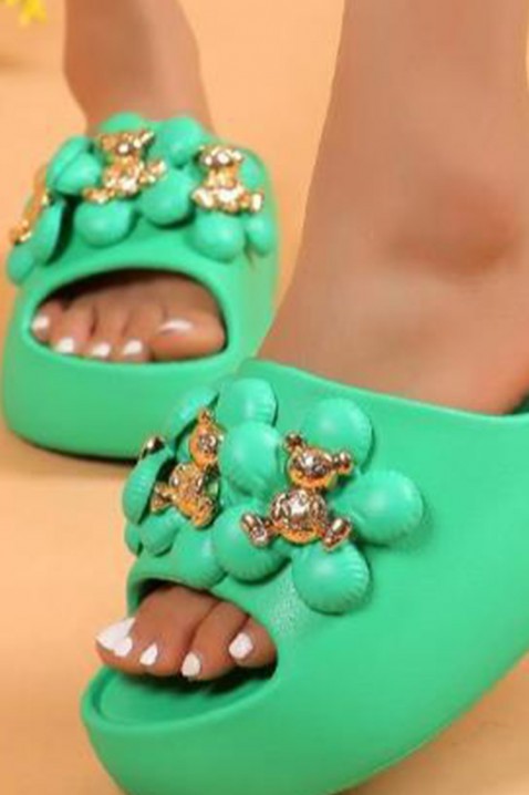 Dámské pantofle ORFELPA GREEN, Barva: zelená, IVET.EU - Stylové oblečení