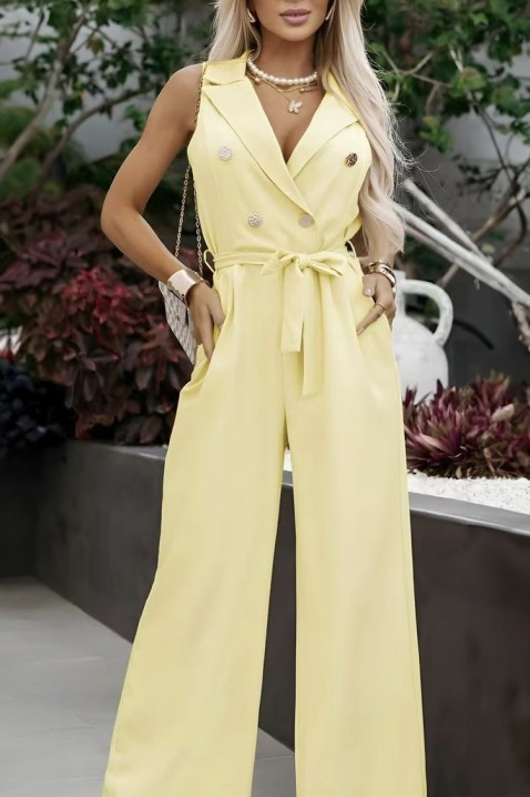 Overal SERVILZA YELLOW, Barva: žlutá, IVET.EU - Stylové oblečení