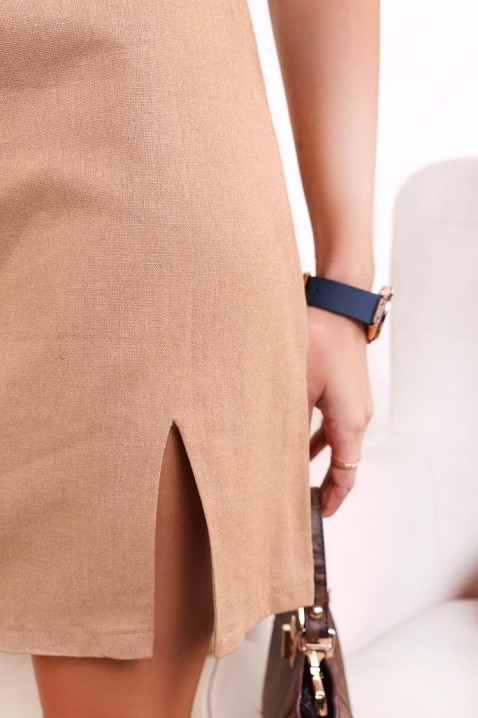 Šaty LOTRIHA BEIGE, Farba: béžová, IVET.EU - Štýlové oblečenie