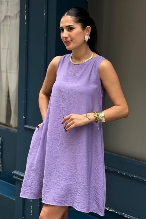 Φόρεμα PURLEVA PURPLE, Χρώμα: μωβ, IVET.EU - Εκπτώσεις έως -80%