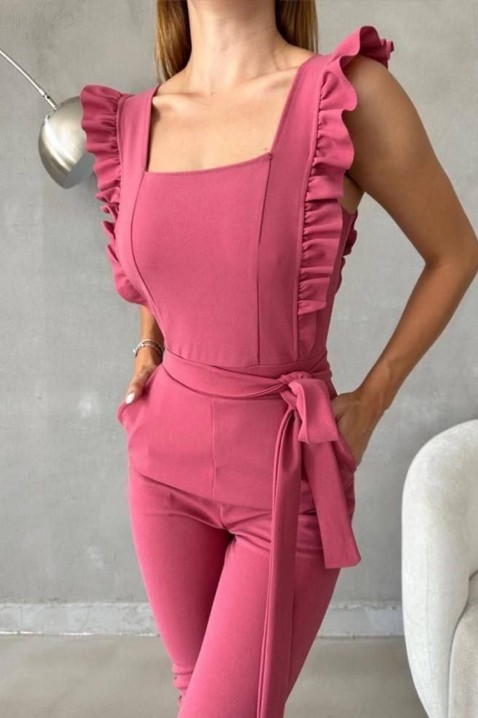 Overal BERLONRA PINK, Barva: ružová, IVET.EU - Stylové oblečení