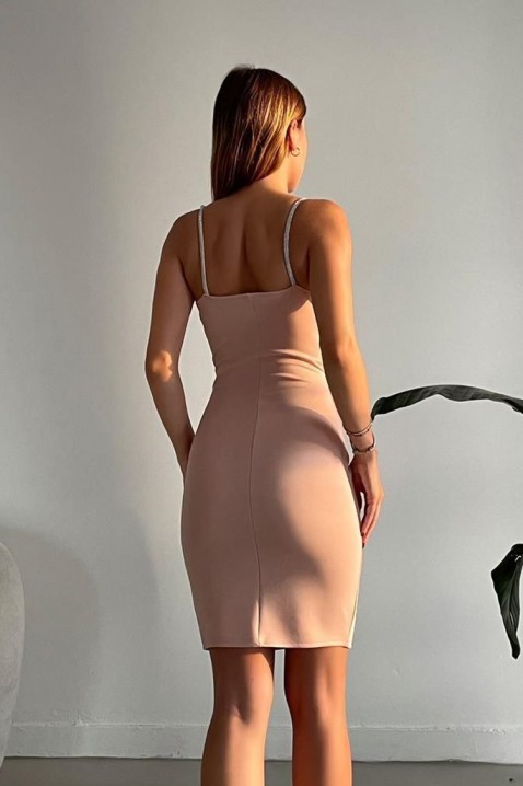 Šaty UMBERSA BEIGE, Barva: béžová, IVET.EU - Stylové oblečení