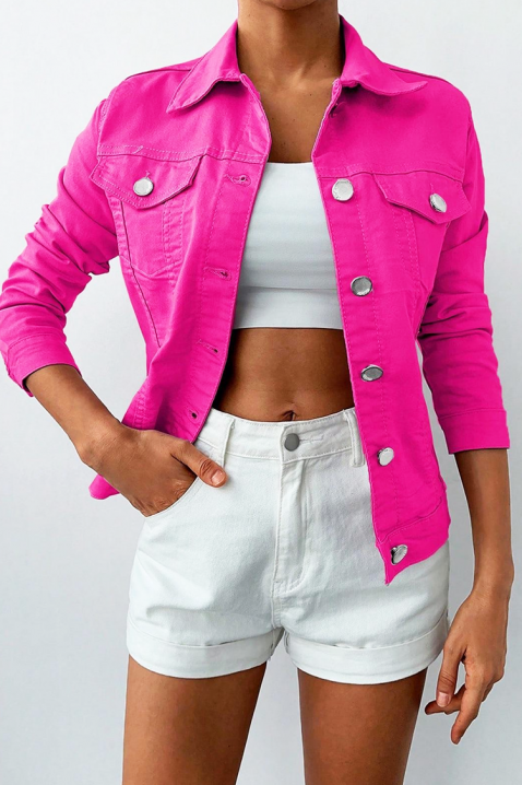 Bunda ERONEVA FUCHSIA, Barva: fuchsiová, IVET.EU - Stylové oblečení
