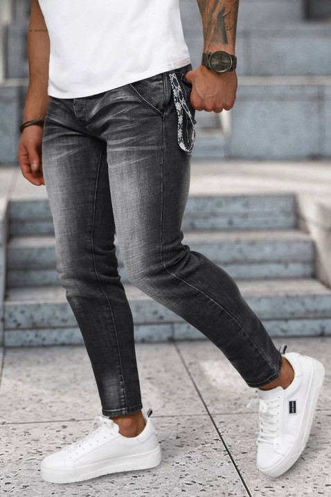 Džíny DENIMZO BLACK, Barva: černá, IVET.EU - Stylové oblečení