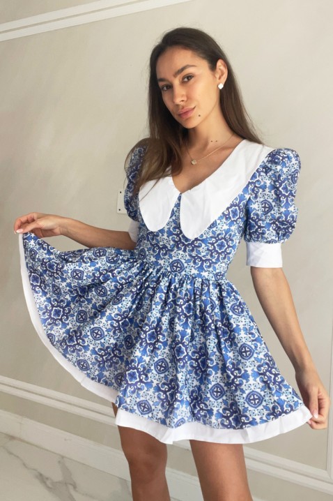 Φόρεμα LALELA BLUE, Χρώμα: μπλε, IVET.EU - Εκπτώσεις έως -80%