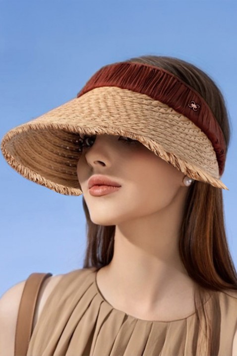 Καπέλο COMANA BROWN, Χρώμα: καφέ, IVET.EU - Εκπτώσεις έως -80%