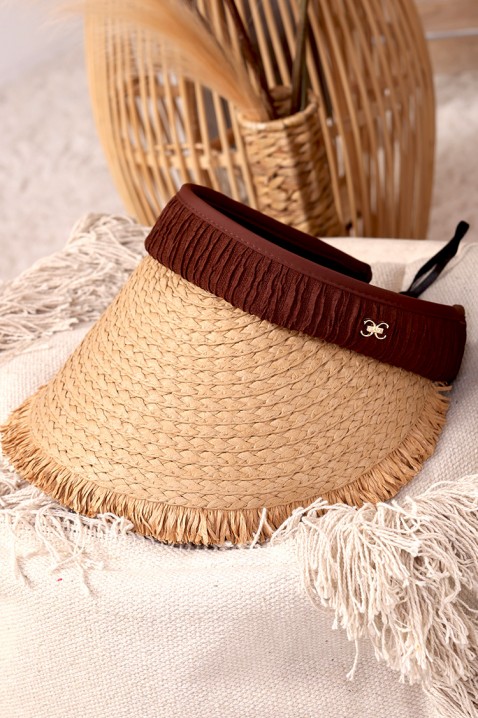 Καπέλο COMANA BROWN, Χρώμα: καφέ, IVET.EU - Εκπτώσεις έως -80%