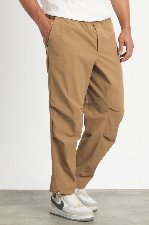 Pánské kalhoty RILZU CAMEL, Barva: světle hnědá, IVET.EU - Stylové oblečení