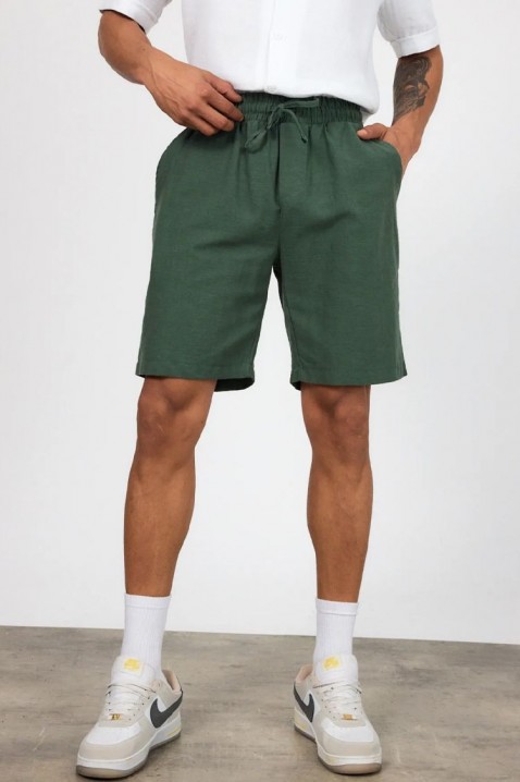 Pánské šortky JOLFO GREEN, Barva: zelená, IVET.EU - Stylové oblečení