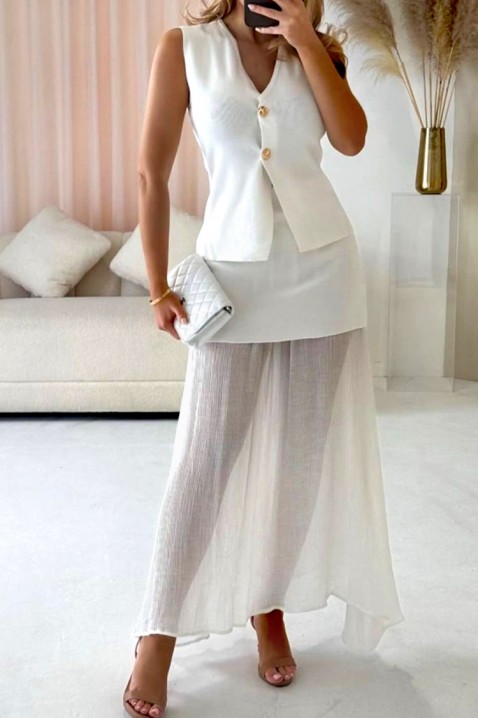 Komplet TULUNA WHITE, Barva: bílá, IVET.EU - Stylové oblečení