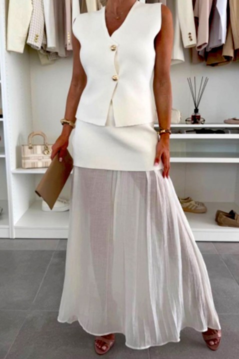 Komplet TULUNA WHITE, Barva: bílá, IVET.EU - Stylové oblečení