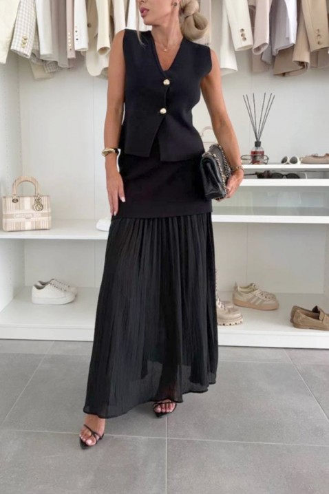 Komplet TULUNA BLACK, Barva: černá, IVET.EU - Stylové oblečení
