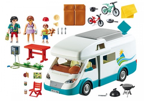 Σετ με φιγούρες Family Fun 70088 Οικογενειακό αυτοκινούμενο τροχόσπιτοIVET.EU - Εκπτώσεις έως -80%