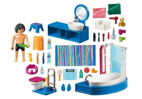 Σετ με φιγούρες Dollhouse 70211 Μπάνιο με μπανιέραIVET.EU - Εκπτώσεις έως -80%