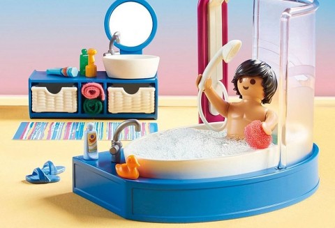 Σετ με φιγούρες Dollhouse 70211 Μπάνιο με μπανιέραIVET.EU - Εκπτώσεις έως -80%