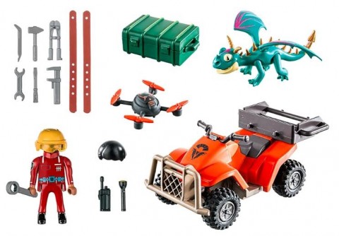 Σετ με φιγούρες Dragons 71085 Icaris Quad & PhilIVET.EU - Εκπτώσεις έως -80%