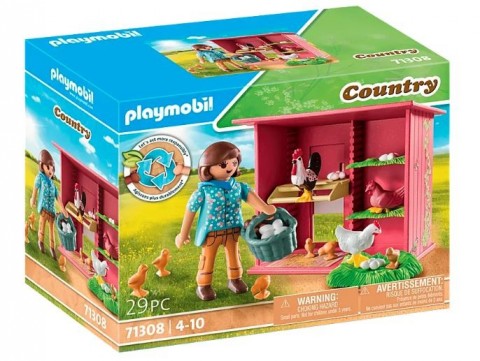 Σετ με φιγούρες Country 71308 Κότα με κοτοπουλάκιαIVET.EU - Εκπτώσεις έως -80%