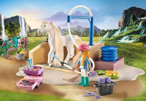 Σετ φιγούρες Horses 71354 Isabella και Lioness στην περιοχή πλυσίματος αλόγωνIVET.EU - Εκπτώσεις έως -80%