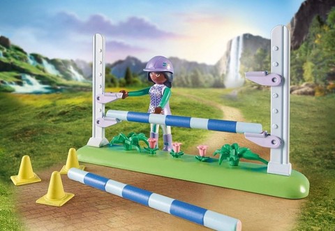 Σετ με φιγούρες Horses 71355 Zoe και Blaze με εμπόδιαIVET.EU - Εκπτώσεις έως -80%