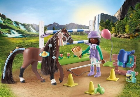 Σετ με φιγούρες Horses 71355 Zoe και Blaze με εμπόδιαIVET.EU - Εκπτώσεις έως -80%