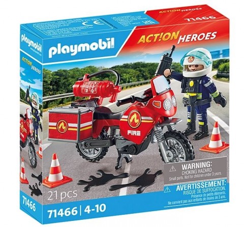 Σετ με φιγούρα Action Heroes 71466 Πυροσβεστική Μοτοσικλέτα στο σημείο του ατυχήματοςIVET.EU - Εκπτώσεις έως -80%