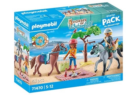 Σετ φιγούρων Horses 71470 Βόλτα με άλογο στην παραλία με την Amelia και τον BenIVET.EU - Εκπτώσεις έως -80%