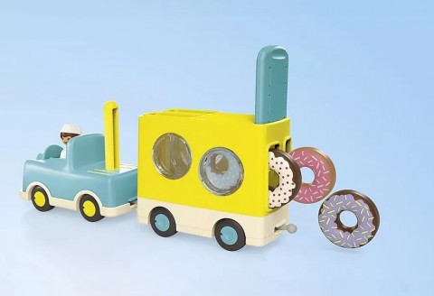 Σετ με φιγούρες Junior 71702 Τρελό Φορτηγό Ντόνατ με λειτουργία στοίβαξης και ταξινόμησηςIVET.EU - Εκπτώσεις έως -80%