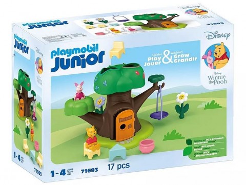Σετ με φιγούρες Junior Disney 71693 Το Δεντρόσπιτο του Γουίνι το Αρκουδάκι και του ΓουρουνάκιIVET.EU - Εκπτώσεις έως -80%