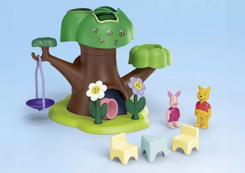 Σετ με φιγούρες Junior Disney 71693 Το Δεντρόσπιτο του Γουίνι το Αρκουδάκι και του ΓουρουνάκιIVET.EU - Εκπτώσεις έως -80%