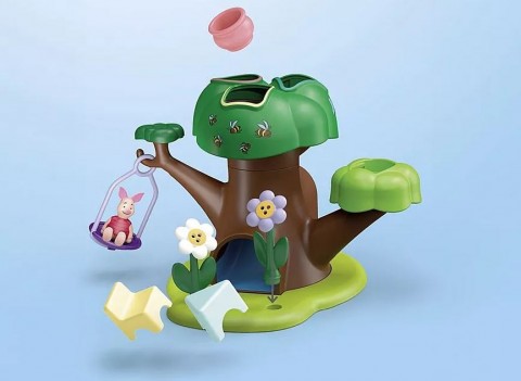Σετ με φιγούρες Junior Disney 71693 Το Δεντρόσπιτο του Γουίνι το Αρκουδάκι και του ΓουρουνάκιIVET.EU - Εκπτώσεις έως -80%