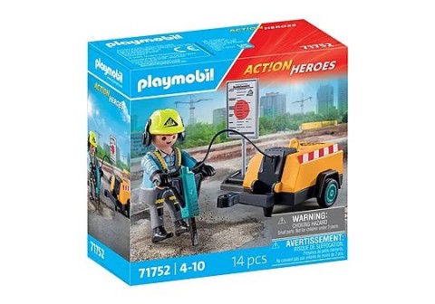 Action Heroes 71752 Εργάτης Οικοδομής με Πνευματικό ΣφυρίIVET.EU - Εκπτώσεις έως -80%