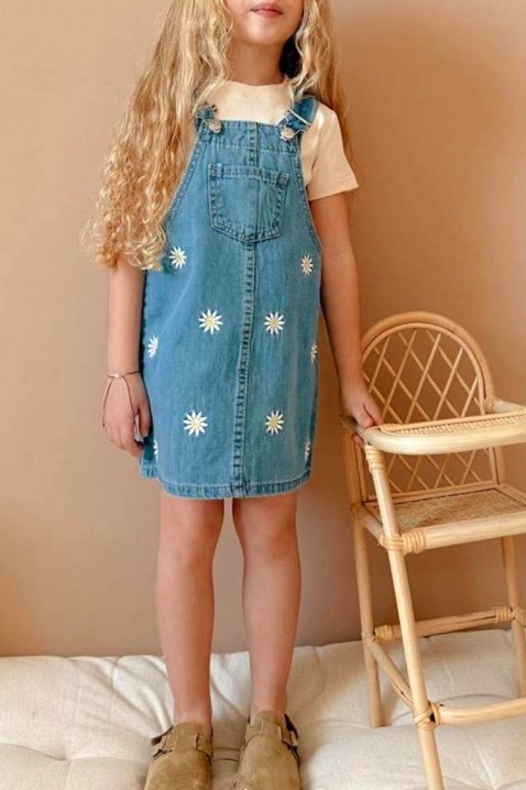 Dětské šaty IZABELLA, Barva: světlemodrá, IVET.EU - Stylové oblečení